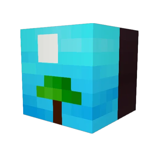 JavascriptIsHell Minecraft avatar head, 3D render