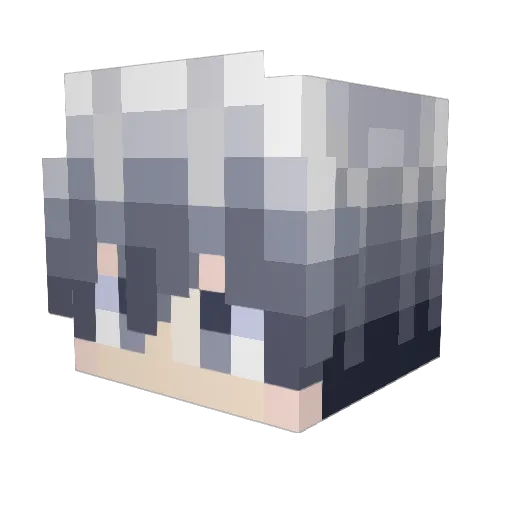 Javeie Minecraft avatar head, 3D render
