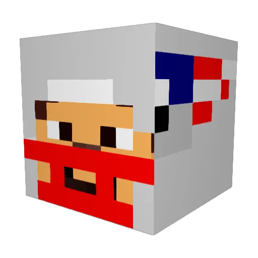 Javen1218 Minecraft avatar head, 3D render