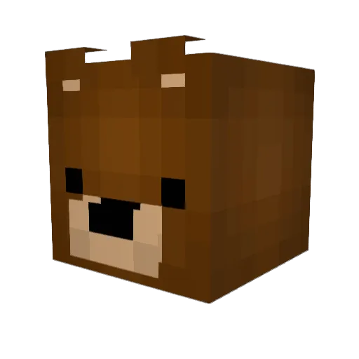Javi1114 Minecraft avatar head, 3D render
