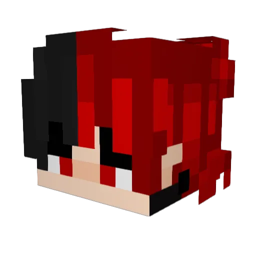 Javi37 Minecraft avatar head, 3D render