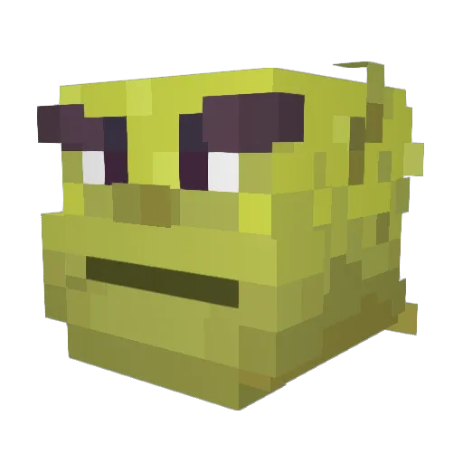 JaviNaya Minecraft avatar head, 3D render