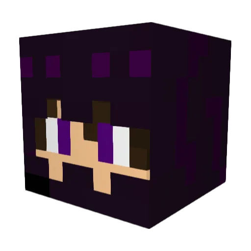 JaviXhu Minecraft avatar head, 3D render
