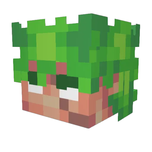 Javichu_77 Minecraft avatar head, 3D render