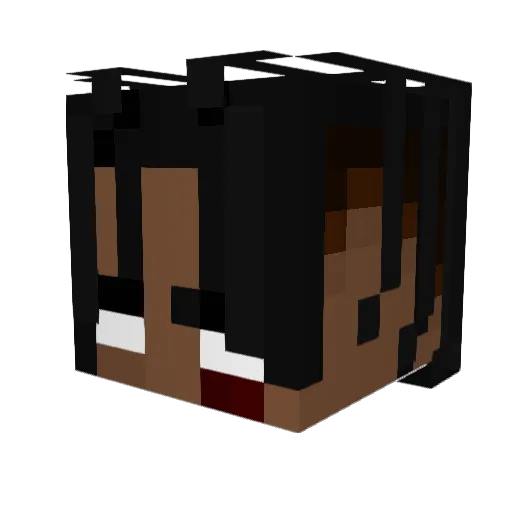Javier_Montero Minecraft avatar head, 3D render