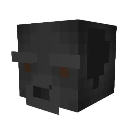 Javier__10 Minecraft avatar head, 3D render