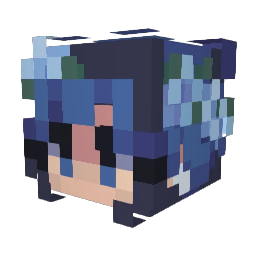 JavieraIgnacia Minecraft avatar head, 3D render