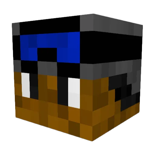 Javierux12 Minecraft avatar head, 3D render