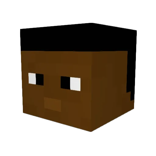 Javii266 Minecraft avatar head, 3D render