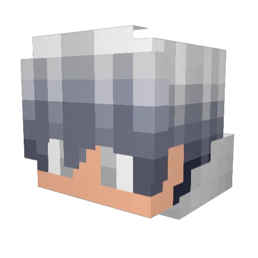 Javiichu73 Minecraft avatar head, 3D render