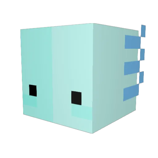 Javiivaj Minecraft avatar head, 3D render