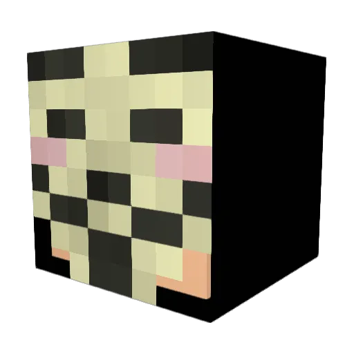 JavinDillon Minecraft avatar head, 3D render
