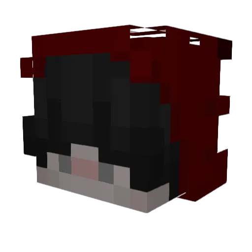 Javioneta Minecraft avatar head, 3D render