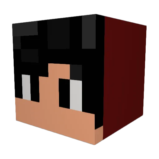 Javis07 Minecraft avatar head, 3D render