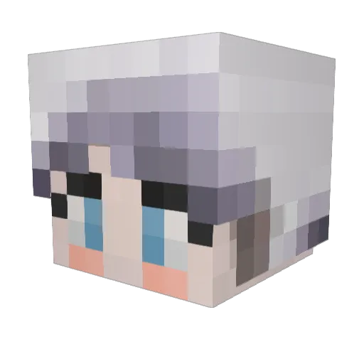 Javiwus Minecraft avatar head, 3D render
