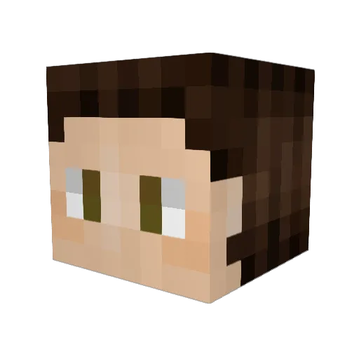 Javixu_SR01 Minecraft avatar head, 3D render