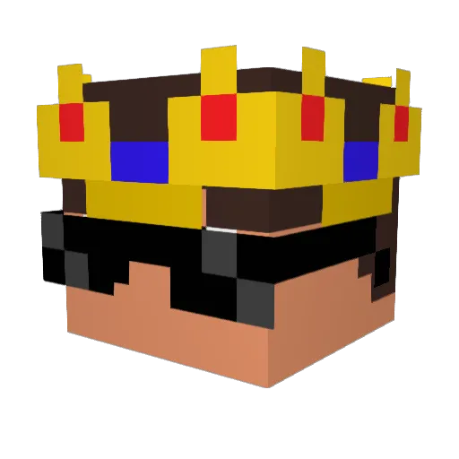 Javoc19 Minecraft avatar head, 3D render