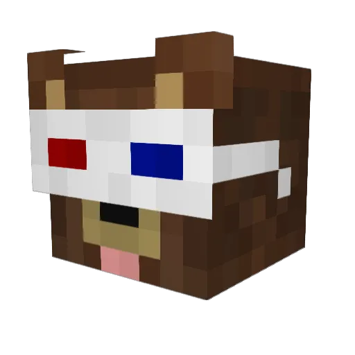 Javon114 Minecraft avatar head, 3D render