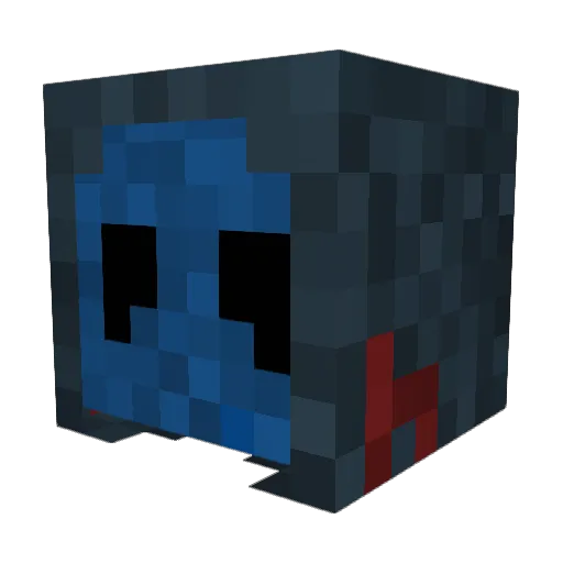 JavsyC Minecraft avatar head, 3D render