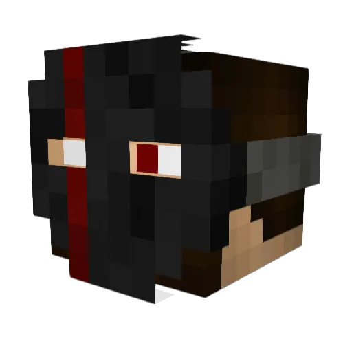 JawadG4mer Minecraft avatar head, 3D render