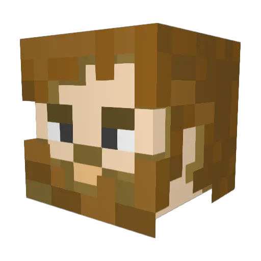 Jawko170 Minecraft avatar head, 3D render