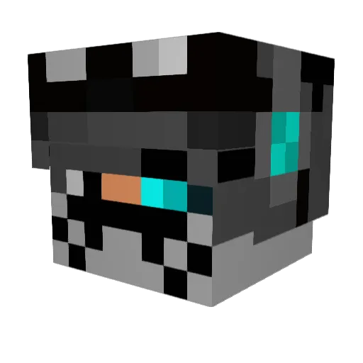 Jawnstone Minecraft avatar head, 3D render