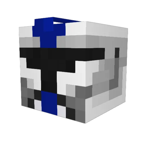 Jaws007 Minecraft avatar head, 3D render