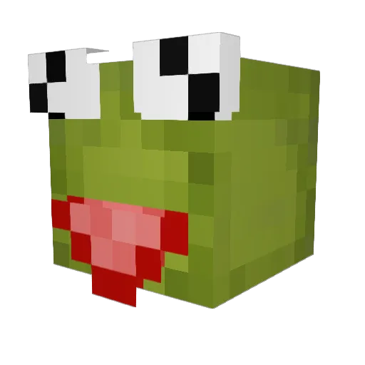 Jaws0me Minecraft avatar head, 3D render
