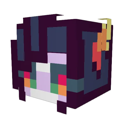 JawsLightning Minecraft avatar head, 3D render