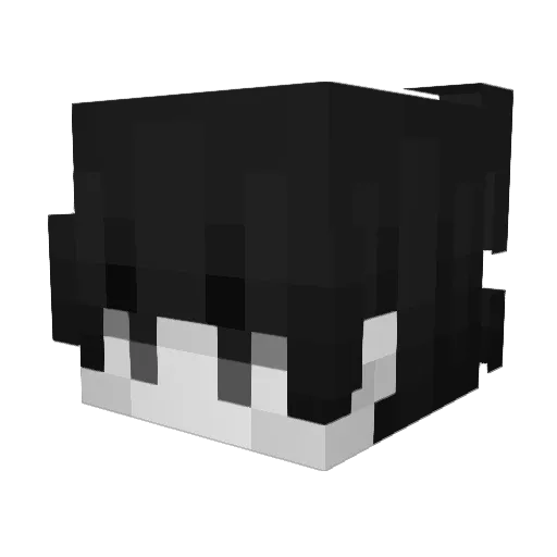 Jawsend Minecraft avatar head, 3D render