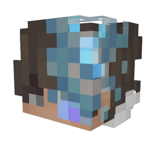 JawsyJimmy Minecraft avatar head, 3D render