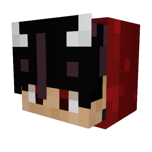 JaxDad13 Minecraft avatar head, 3D render