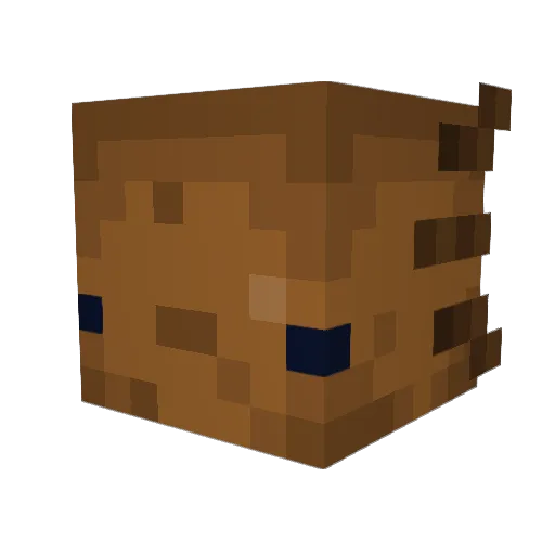JaxRolli Minecraft avatar head, 3D render