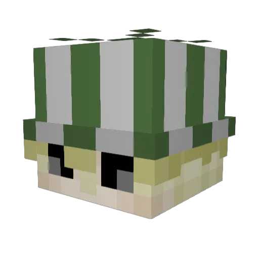 JaxSpencer_ Minecraft avatar head, 3D render