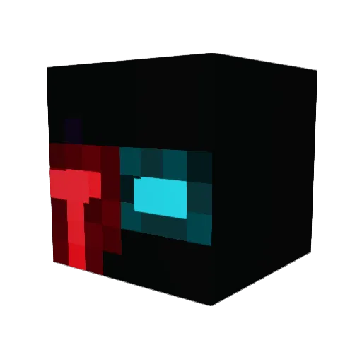 Jax_Is_Here Minecraft avatar head, 3D render