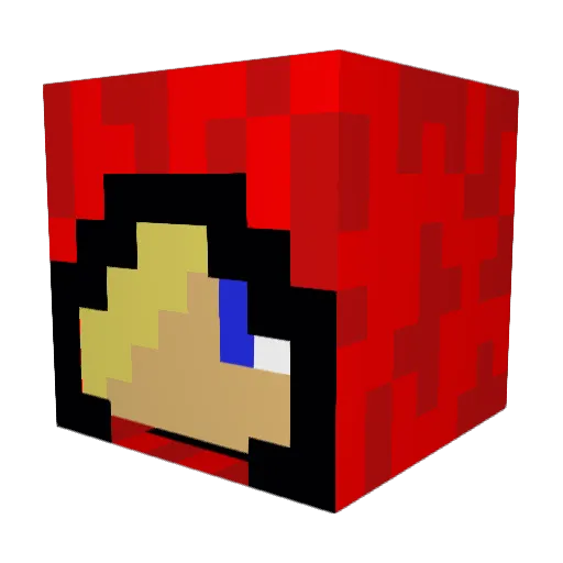 Jax_Kessler Minecraft avatar head, 3D render