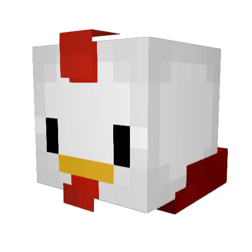 Jaxhz Minecraft avatar head, 3D render