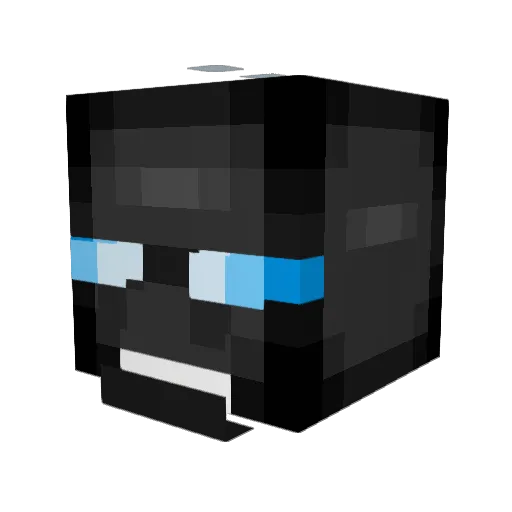 Jaxman26 Minecraft avatar head, 3D render