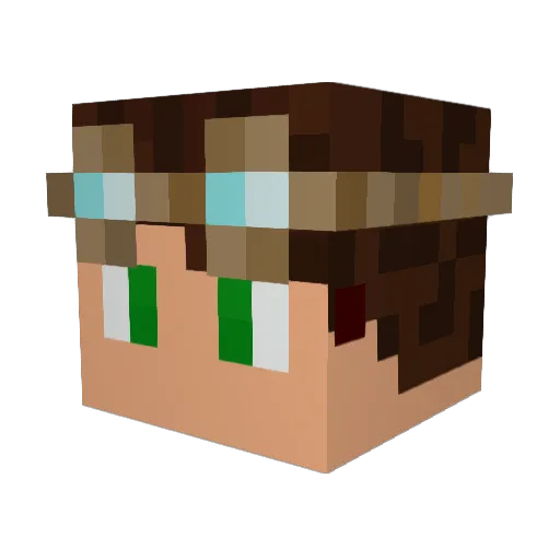 Jaxon220 Minecraft avatar head, 3D render