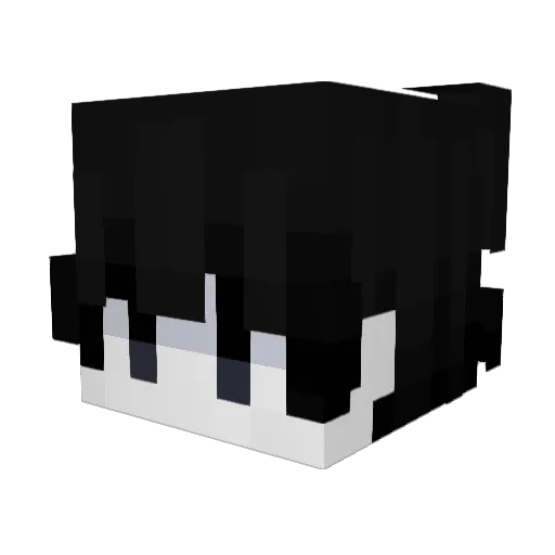 JaxonCOEY Minecraft avatar head, 3D render