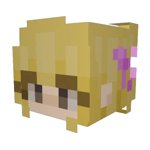 JaxonLEGO Minecraft avatar head, 3D render