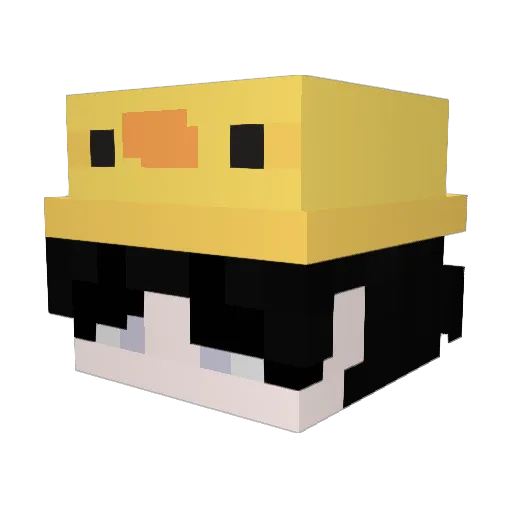 Jaxplayz41 Minecraft avatar head, 3D render
