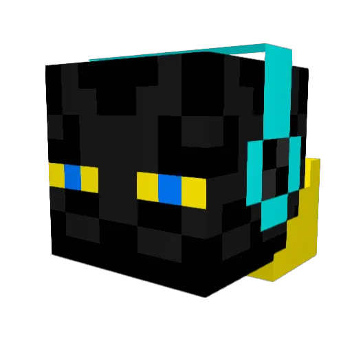Jaxxar Minecraft avatar head, 3D render