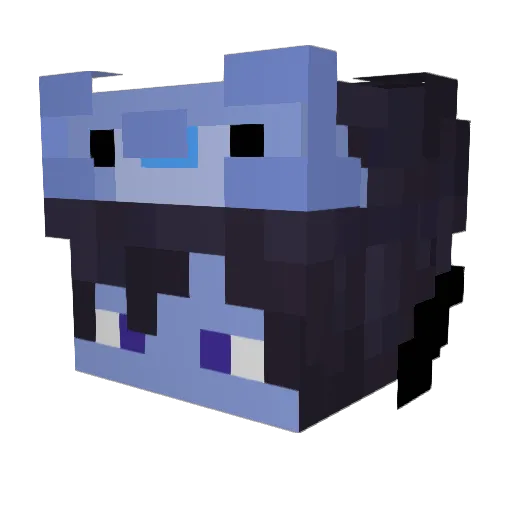 Jaxxe123 Minecraft avatar head, 3D render