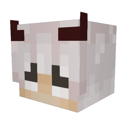 JaxxieCinbr Minecraft avatar head, 3D render