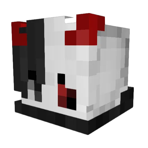 Jay22X Minecraft avatar head, 3D render