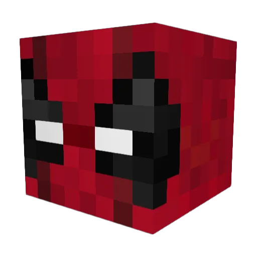 Jay2M Minecraft avatar head, 3D render