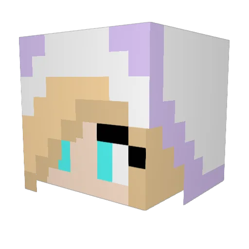 Jay99038 Minecraft avatar head, 3D render