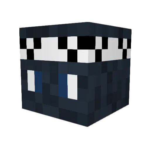 JayAlekse_C Minecraft avatar head, 3D render