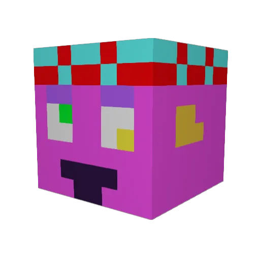 JayAndTay Minecraft avatar head, 3D render